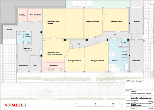 Grundriss Kinderinsel Aroser Allee